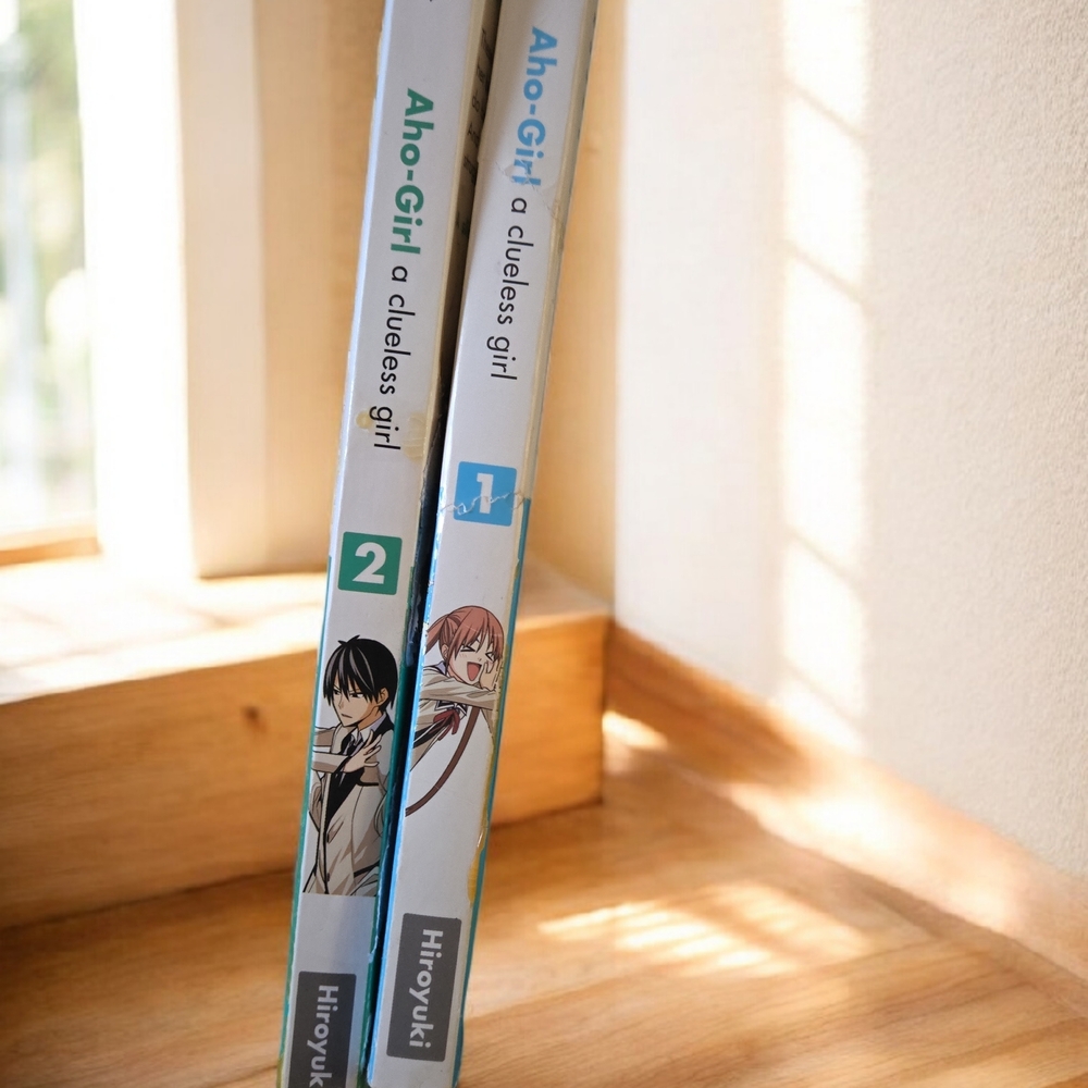Aho-Girl Manga Volumes 1 and 2